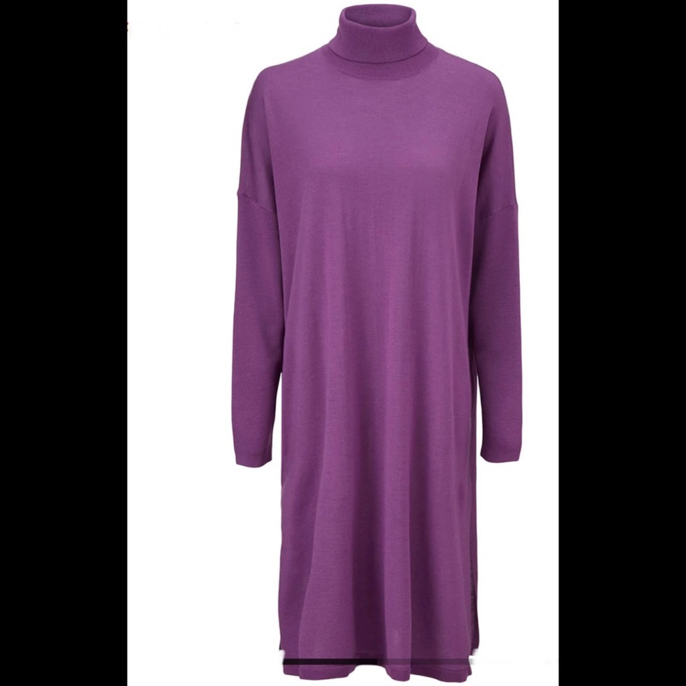 NWT Masai Copenhagen Purple Nurit Knit Maxi Dress
